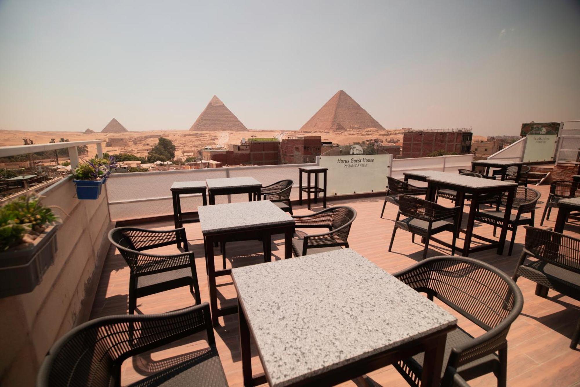 Horus Guest House Pyramids Kafret el-Gabal Kültér fotó